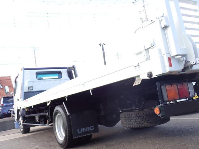キャンター 車載車　４．９　ワイド　超ロング　ディーゼルターボ　ＵＮＩＣローダーＮｅｏ５　可倒式横アオリ　積載２トン　ウインチ付（34枚目）