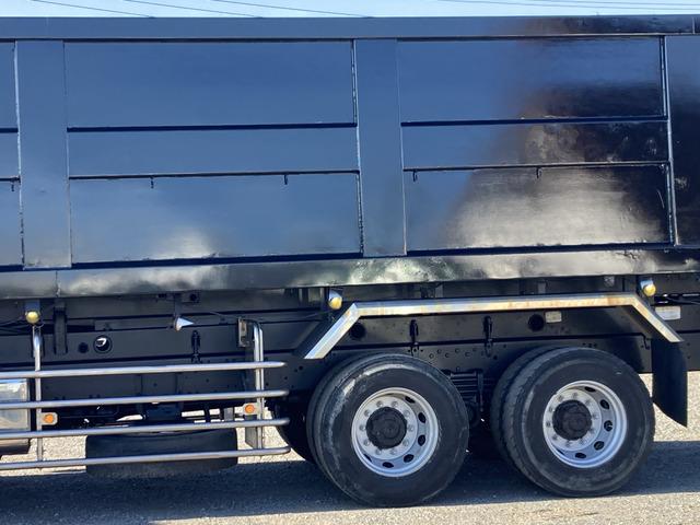 スーパーグレート ベースグレード ☆土砂禁深ダンプ☆積載10000kg☆荷台内寸:幅230×長915×高171=36立米☆3ペダル7速☆電格ミラー☆集中ロック☆ETC☆2デフ☆寝台付☆12800ccターボ☆1R22.5☆極東開発(19枚目)