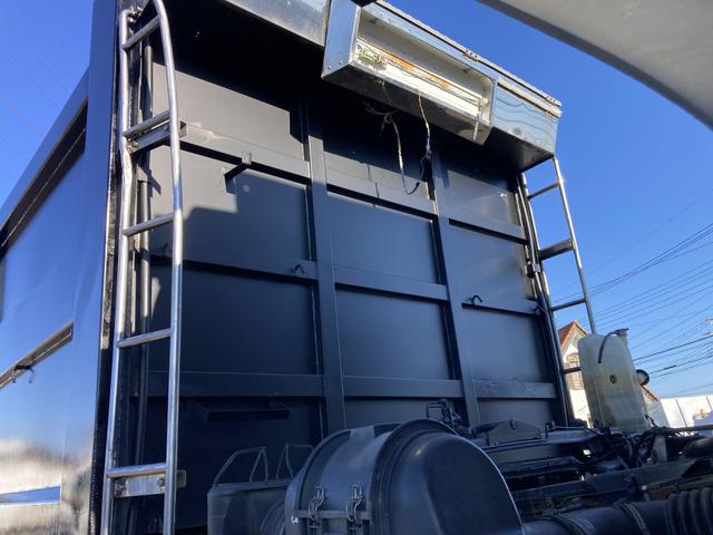 スーパーグレート ベースグレード ☆土砂禁深ダンプ☆積載10000kg☆荷台内寸:幅230×長915×高171=36立米☆3ペダル7速☆電格ミラー☆集中ロック☆ETC☆2デフ☆寝台付☆12800ccターボ☆1R22.5☆極東開発(60枚目)