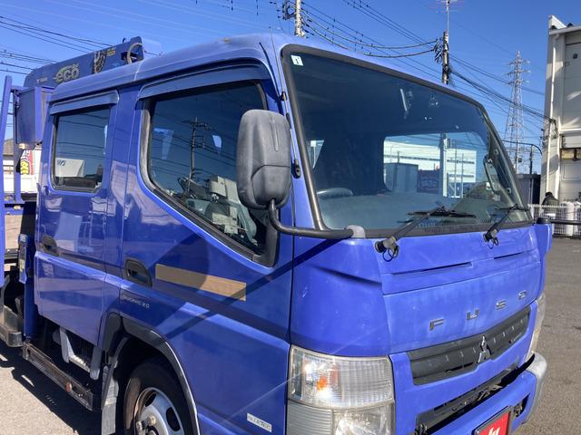 キャンター 　☆ダブルキャブクレーン☆ワイドロング☆ラジコン付☆フックイン☆２．９３ｔ吊り☆積載２３００ｋｇ☆荷台内寸：１９１×３３５☆荷台鉄板張り☆６速ＡＴ☆キーレス☆ＥＴＣ☆バックカメラ☆ドラレコ☆リアクーラー（23枚目）