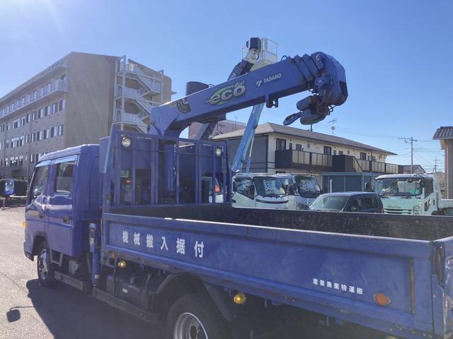 キャンター 　☆ダブルキャブクレーン☆ワイドロング☆ラジコン付☆フックイン☆２．９３ｔ吊り☆積載２３００ｋｇ☆荷台内寸：１９１×３３５☆荷台鉄板張り☆６速ＡＴ☆キーレス☆ＥＴＣ☆バックカメラ☆ドラレコ☆リアクーラー（33枚目）