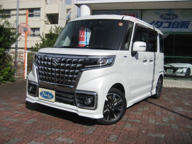 スペーシアカスタム ハイブリッドXS ナビ・フルセグ・バックカメラ・両側パワースライドドア・クルーズコントロール・DVD・前後ドラレコ・Bluetooth・スマートキー・プッシュスタート(2枚目)