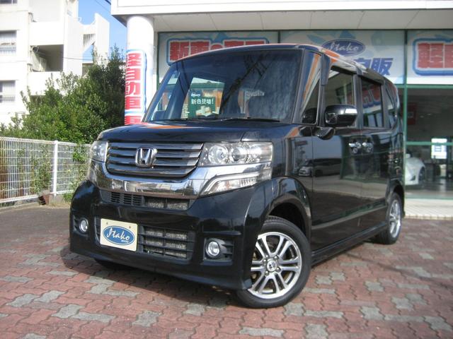 Ｎ－ＢＯＸカスタム Ｇ　ＳＳパッケージ　衝突被害軽減ブレーキ・ナビ・ＴＶ・バックカメラ・両側パワースライドドア・シートヒーター・スマートキー・プッシュスタート・キセノン（2枚目）