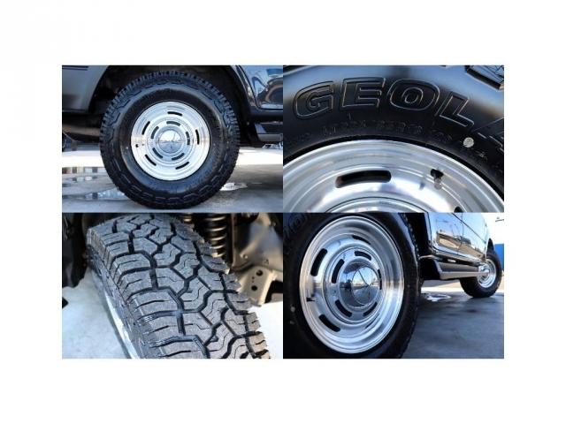 ランドクルーザープラド ＴＸリミテッド　ＡＲＭＹ　後期型　ルーフレール付　Ｎｅｗグレーペイント　新品ジオランダーＸ－ＡＴ２３５タイヤ　新品内張張替施工　新品クラシックレザー調シートカバー　新品カロッツェリア製ＳＤナビＴＶ　新品バックカメラ（12枚目）