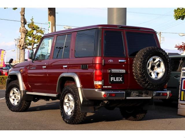 ランドクルーザー７０ ４．０　４ＷＤ　純正メーカーＯＰデフロック　純正メーカーＯＰ電動ウインチ　純正ＯＰフォグランプ　再販モデルランクル７０　ワインレッドボディ　５速ＭＴ車　純正１６インチＡＷ　純正ナビ　ＥＴＣ車載器　フロアマット（20枚目）