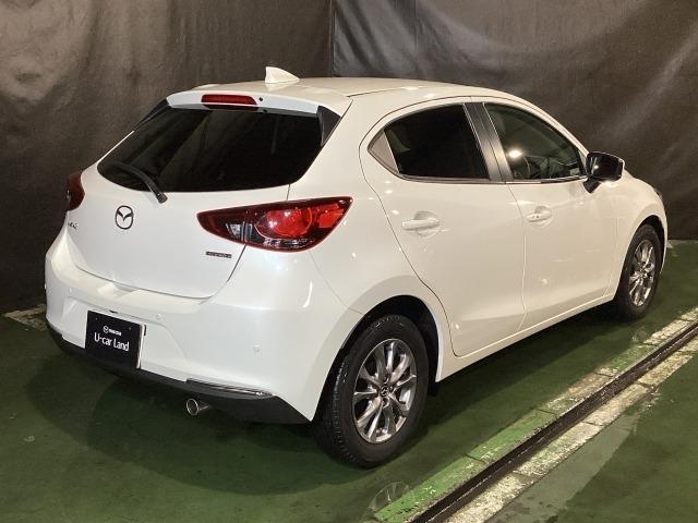 MAZDA2 1.5 15S プロアクティブ Sパッケージ 追従クルーズ 全周囲 レーンキープ LED 衝突軽減装置 Pシート ドラレコ パーキングセンサー Bluetooth接続 キーフリー DVD スマートキー フルセグ 盗難防止装置 オートライト ETC(38枚目)