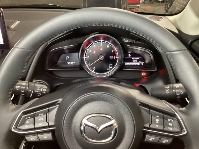 MAZDA2 1.5 15BD パノラマモニタ ブルートゥース スマートシティブレーキサポート 前後ソナー レーダークルーズ レーンキープ LEDヘッドランプ フルセグTV オートライト ETC アドバンストキー USB エアコン(3枚目)