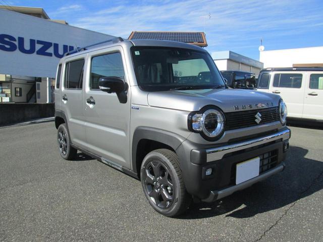 ハスラー タフワイルド　全方位モニター付９インチナビゲーション　届出済未使用車　セーフティサポート　衝突被害軽減ブレーキ　前後方誤発進抑制機能　シートヒーター　フルオートエアコン　マイルドハイブリッド（4枚目）