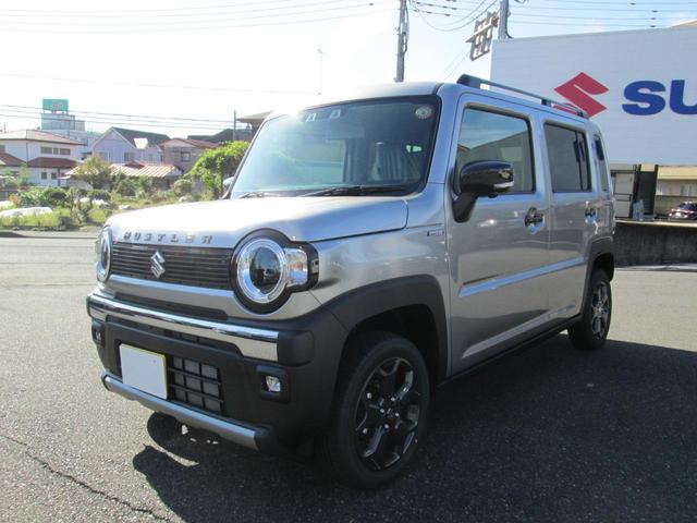 ハスラー タフワイルド　全方位モニター付９インチナビゲーション　届出済未使用車　セーフティサポート　衝突被害軽減ブレーキ　前後方誤発進抑制機能　シートヒーター　フルオートエアコン　マイルドハイブリッド（10枚目）