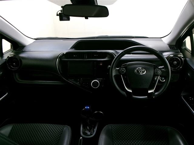 アクア クロスオーバー フルセグ メモリーナビ DVD再生 ミュージックプレイヤー接続可 バックカメラ 衝突被害軽減システム ETC ドラレコ LEDヘッドランプ 記録簿 アイドリングストップ(4枚目)