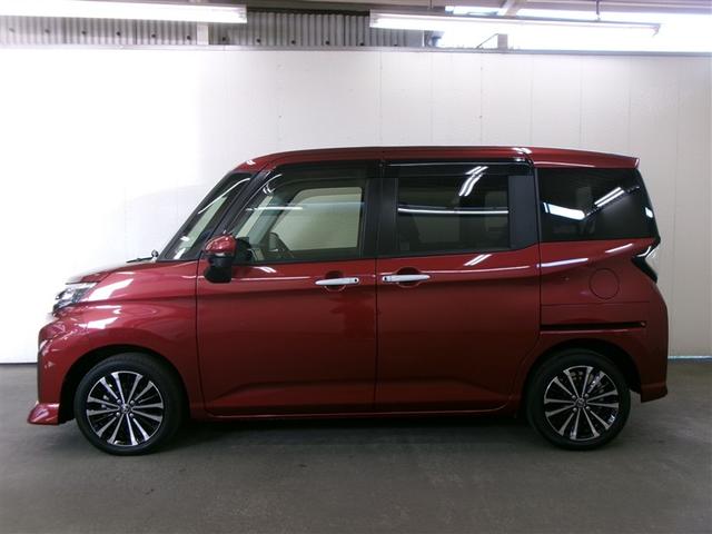 ルーミー カスタムG-T フルセグ メモリーナビ DVD再生 ミュージックプレイヤー接続可 バックカメラ 衝突被害軽減システム ETC ドラレコ 両側電動スライド LEDヘッドランプ 記録簿 アイドリングストップ(2枚目)