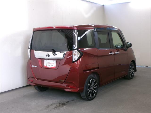 ルーミー カスタムG-T フルセグ メモリーナビ DVD再生 ミュージックプレイヤー接続可 バックカメラ 衝突被害軽減システム ETC ドラレコ 両側電動スライド LEDヘッドランプ 記録簿 アイドリングストップ(3枚目)