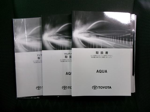 アクア G メモリーナビ ミュージックプレイヤー接続可 バックカメラ 衝突被害軽減システム ETC ドラレコ LEDヘッドランプ 記録簿 アイドリングストップ(35枚目)