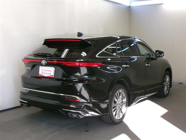 ハリアー Ｚ　レザーパッケージ　革シート　フルセグ　メモリーナビ　ミュージックプレイヤー接続可　バックカメラ　衝突被害軽減システム　ＥＴＣ　ドラレコ　ＬＥＤヘッドランプ　フルエアロ　記録簿（4枚目）