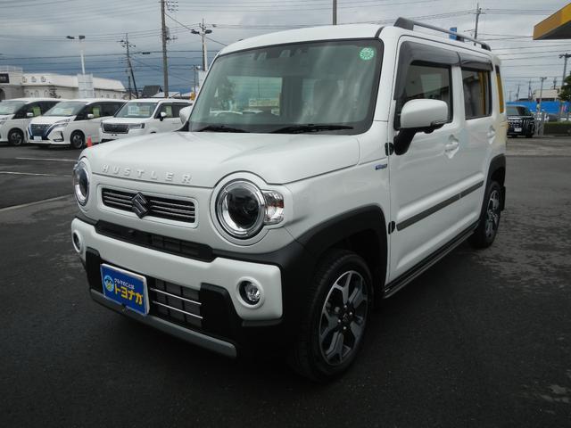 ハスラー ハイブリッドＸターボ　４ＷＤターボ！ワンオーナー！リヤスポイラー！ヘッドランプガーニッシュ！フロントグリルガーニッシュ！サイドガーニッシュ！バックドアガーニッシュ！マッドフラップ！シートカバー！サイドドアガーニッシュ！（2枚目）