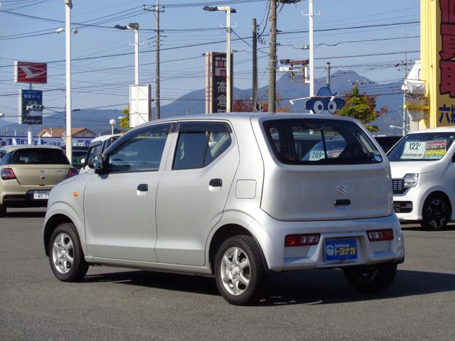 アルト Ｆ　小雹凹　地デジメモリーナビ　キーレスエントリー　ＥＴＣ　ドライブレコーダー　ＭＴモード　横滑防止装置　セキュリティアラーム　フロアマット　ドアバイザー　社外アルミ（2枚目）