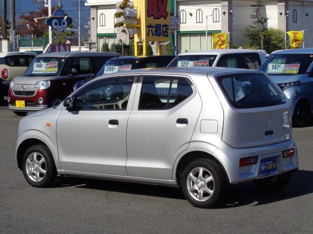 アルト Ｆ　小雹凹　地デジメモリーナビ　キーレスエントリー　ＥＴＣ　ドライブレコーダー　ＭＴモード　横滑防止装置　セキュリティアラーム　フロアマット　ドアバイザー　社外アルミ（60枚目）