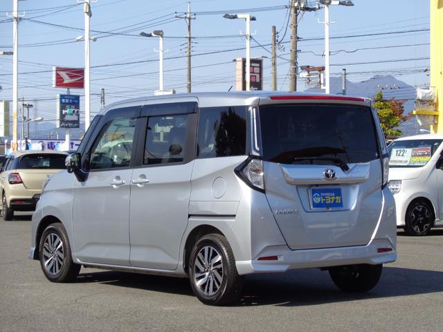 ルーミー カスタムＧ　雹凹有　スマートアシスト　フルセグナビ　パノラマモニター　両側電動スライドドア　レーダークルーズコントロール　ＥＴＣ　ＬＥＤヘッドライト　前後ドライブレコーダー　コーナーセンサー　シートカバー（2枚目）