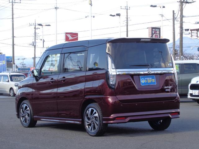 ソリオバンディット ハイブリッドＭＶ　雹凹有　ワンオーナー　デュアルカメラブレーキ　１０インチフルセグナビ　全方位カメラ　後席モニター　両側電動スライドドア　ＥＴＣ　シートヒーター　ヘッドアップディスプレイ　セキュリティアラーム（2枚目）