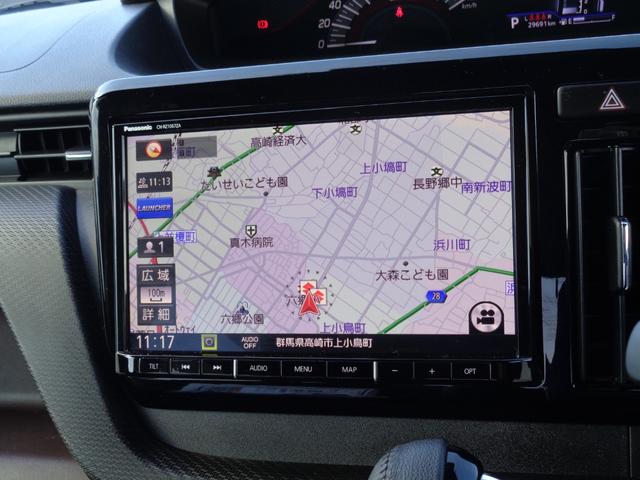 ソリオバンディット ハイブリッドＭＶ　雹凹有　ワンオーナー　デュアルカメラブレーキ　１０インチフルセグナビ　全方位カメラ　後席モニター　両側電動スライドドア　ＥＴＣ　シートヒーター　ヘッドアップディスプレイ　セキュリティアラーム（5枚目）