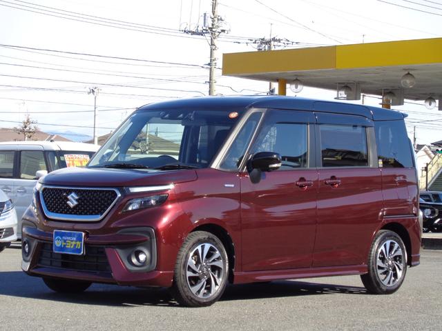 ソリオバンディット ハイブリッドＭＶ　雹凹有　ワンオーナー　デュアルカメラブレーキ　１０インチフルセグナビ　全方位カメラ　後席モニター　両側電動スライドドア　ＥＴＣ　シートヒーター　ヘッドアップディスプレイ　セキュリティアラーム（59枚目）