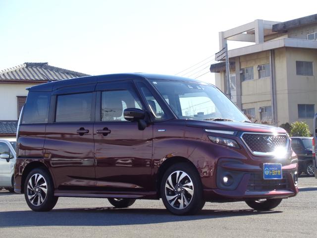 ソリオバンディット ハイブリッドＭＶ　雹凹有　ワンオーナー　デュアルカメラブレーキ　１０インチフルセグナビ　全方位カメラ　後席モニター　両側電動スライドドア　ＥＴＣ　シートヒーター　ヘッドアップディスプレイ　セキュリティアラーム（61枚目）