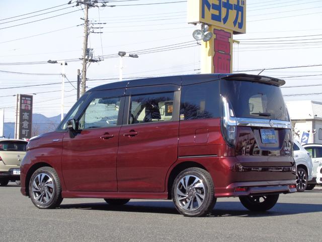 ソリオバンディット ハイブリッドＭＶ　雹凹有　ワンオーナー　デュアルカメラブレーキ　１０インチフルセグナビ　全方位カメラ　後席モニター　両側電動スライドドア　ＥＴＣ　シートヒーター　ヘッドアップディスプレイ　セキュリティアラーム（64枚目）