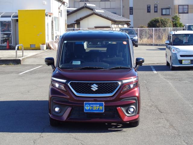 ソリオバンディット ハイブリッドＭＶ　雹凹有　ワンオーナー　デュアルカメラブレーキ　１０インチフルセグナビ　全方位カメラ　後席モニター　両側電動スライドドア　ＥＴＣ　シートヒーター　ヘッドアップディスプレイ　セキュリティアラーム（66枚目）