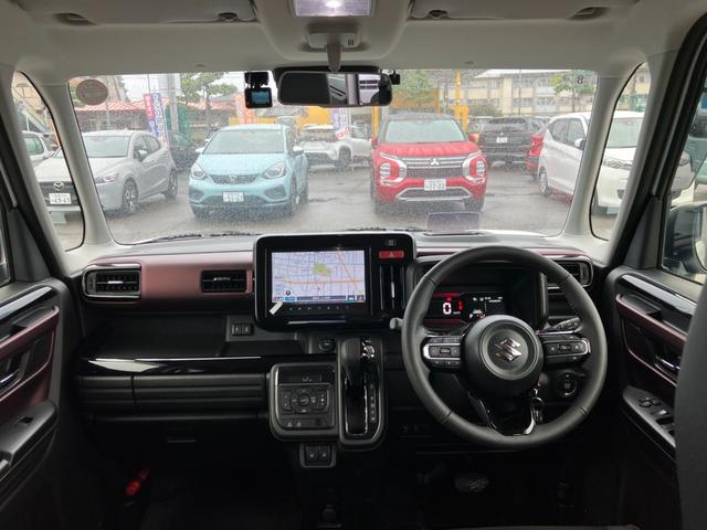 スペーシアカスタム ハイブリッドXSターボ メーカーオプション9インチナビ 全方位モニター ビルトインETC 前後ドラレコ 両側PSD 電動パーキングブレーキ ステアリングヒーター アダプティブクルーズコントロール シートヒーター(35枚目)