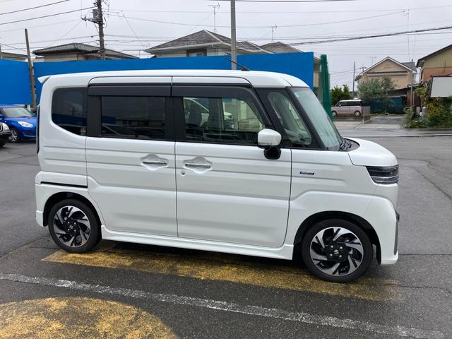 スペーシアカスタム ハイブリッドXSターボ メーカーオプション9インチナビ 全方位モニター ビルトインETC 前後ドラレコ 両側PSD 電動パーキングブレーキ ステアリングヒーター アダプティブクルーズコントロール シートヒーター(68枚目)