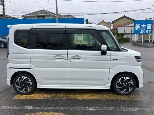 スペーシアカスタム ハイブリッドXSターボ メーカーオプション9インチナビ 全方位モニター ビルトインETC 前後ドラレコ 両側PSD 電動パーキングブレーキ ステアリングヒーター アダプティブクルーズコントロール シートヒーター(69枚目)