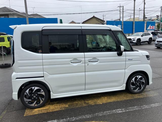 スペーシアカスタム ハイブリッドXSターボ メーカーオプション9インチナビ 全方位モニター ビルトインETC 前後ドラレコ 両側PSD 電動パーキングブレーキ ステアリングヒーター アダプティブクルーズコントロール シートヒーター(70枚目)