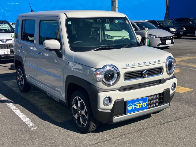 ハスラー ハイブリッドXターボ メーカーオプション9インチナビ コネクト対応通信機 全方位モニター 前後ドラレコ 前席シートヒーター アダプティブクルーズコントロール レーンアシスト ハイビームアシスト パドルシフト(3枚目)