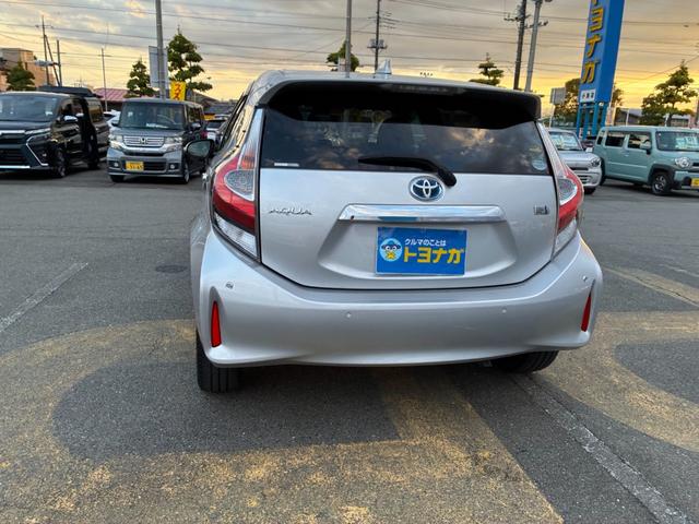 アクア Sスタイルブラック 純正ナビ TV Bluetooth コーナーセンサー LEDヘッドライト ビルトインETC スマートキー フロアマット ドアバイザー ステアリングスイッチ(38枚目)