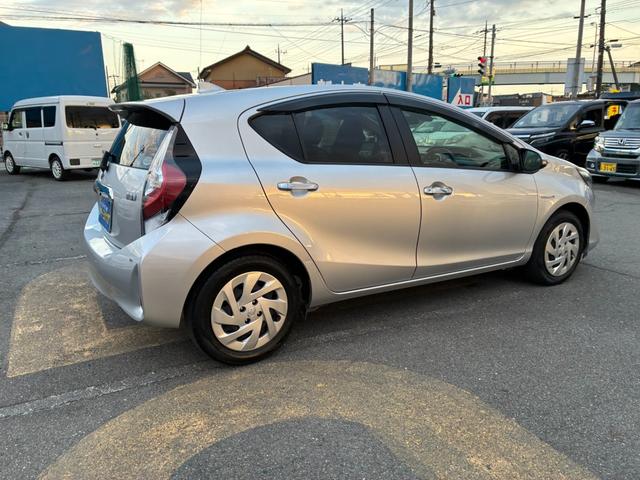 アクア Sスタイルブラック 純正ナビ TV Bluetooth コーナーセンサー LEDヘッドライト ビルトインETC スマートキー フロアマット ドアバイザー ステアリングスイッチ(47枚目)