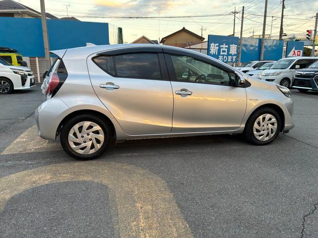 アクア Sスタイルブラック 純正ナビ TV Bluetooth コーナーセンサー LEDヘッドライト ビルトインETC スマートキー フロアマット ドアバイザー ステアリングスイッチ(50枚目)