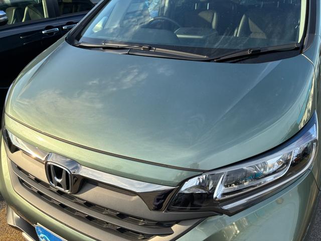 フリードハイブリッド ハイブリッド・クロスター 4WD 純正インターナビ バックカメラ 両側パワースライドドア アクティブコーナーライト 前後ドラレコ ビルトインETC ヒーター付きコンビシート LEDオートライト 雹凹(35枚目)