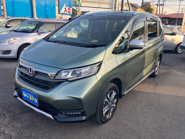 フリードハイブリッド ハイブリッド・クロスター 4WD 純正インターナビ バックカメラ 両側パワースライドドア アクティブコーナーライト 前後ドラレコ ビルトインETC ヒーター付きコンビシート LEDオートライト 雹凹(38枚目)