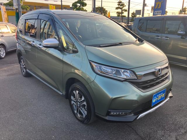 フリードハイブリッド ハイブリッド・クロスター 4WD 純正インターナビ バックカメラ 両側パワースライドドア アクティブコーナーライト 前後ドラレコ ビルトインETC ヒーター付きコンビシート LEDオートライト 雹凹(40枚目)