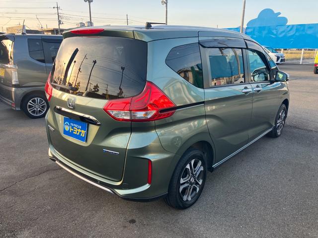 フリードハイブリッド ハイブリッド・クロスター 4WD 純正インターナビ バックカメラ 両側パワースライドドア アクティブコーナーライト 前後ドラレコ ビルトインETC ヒーター付きコンビシート LEDオートライト 雹凹(43枚目)