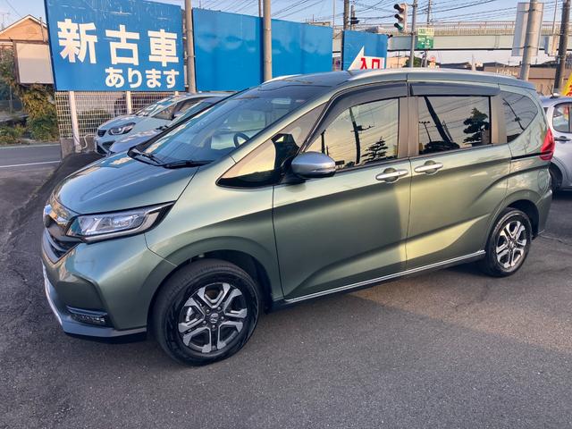 フリードハイブリッド ハイブリッド・クロスター 4WD 純正インターナビ バックカメラ 両側パワースライドドア アクティブコーナーライト 前後ドラレコ ビルトインETC ヒーター付きコンビシート LEDオートライト 雹凹(47枚目)