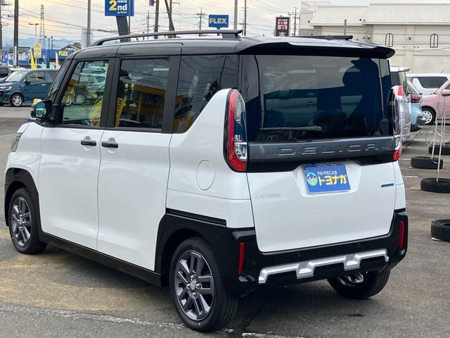 デリカミニ G プレミアム アラウンドビューモニター 両側電動スライドドア LEDヘッドライト フォグランプ コーナーセンサー シートヒーター クルーズコントロール オートエアコン ステアリングヒーター アルミホイール 雹凹み(6枚目)