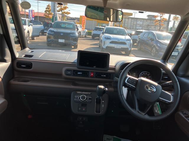 ムーヴキャンバス セオリーＧ　ナビ　フルセグＴＶ　バックカメラ　両側パワースライドドア　ＬＥＤオートライト　フォグランプ　コーナーセンサー　シートヒーター　フロアマット　ドアバイザー　ステアリングスイッチ　　雹凹（9枚目）