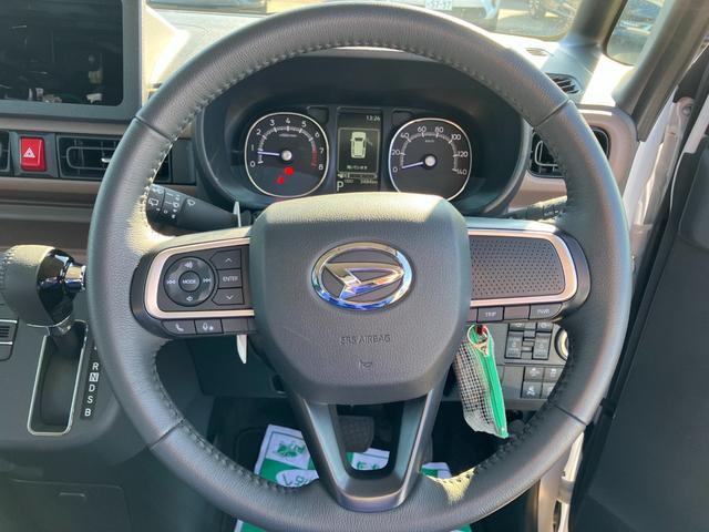 ムーヴキャンバス セオリーＧ　ナビ　フルセグＴＶ　バックカメラ　両側パワースライドドア　ＬＥＤオートライト　フォグランプ　コーナーセンサー　シートヒーター　フロアマット　ドアバイザー　ステアリングスイッチ　　雹凹（20枚目）