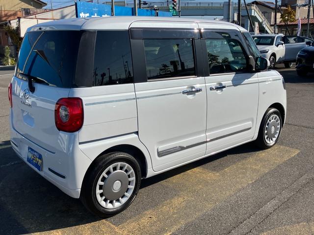 ムーヴキャンバス セオリーＧ　ナビ　フルセグＴＶ　バックカメラ　両側パワースライドドア　ＬＥＤオートライト　フォグランプ　コーナーセンサー　シートヒーター　フロアマット　ドアバイザー　ステアリングスイッチ　　雹凹（58枚目）