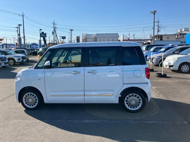 ムーヴキャンバス セオリーＧ　ナビ　フルセグＴＶ　バックカメラ　両側パワースライドドア　ＬＥＤオートライト　フォグランプ　コーナーセンサー　シートヒーター　フロアマット　ドアバイザー　ステアリングスイッチ　　雹凹（65枚目）