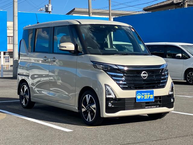 ルークス ハイウェイスター　Ｇターボプロパイロットエディション　純正９インチナビ　フルセグＴＶ　アラウンドビューモニター　デジタルインナーミラー　ハンズフリーオートスライド　ナビ連動ドラレコ　サーキュレーター　ＥＴＣ　　両側電動スライド　　　雹凹（3枚目）