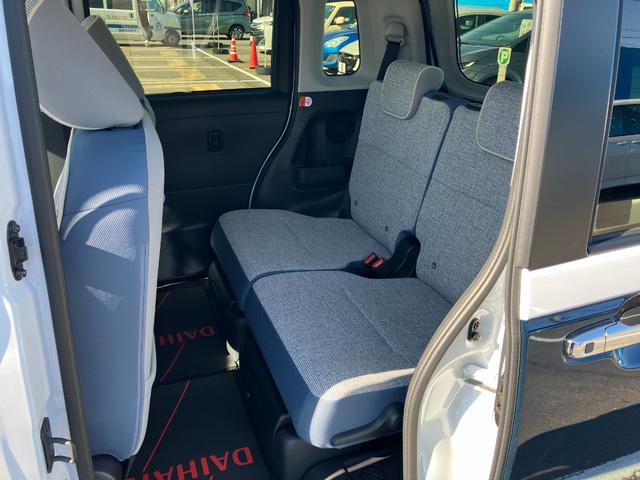 ムーヴキャンバス ストライプスＧ　ナビ　フルセグＴＶ　バックカメラ　両側電動スライドドア　ＬＥＤヘッドライト　フォグランプ　シートヒーター　コーナーセンサー　フロアマット　オートハイビーム　ステアリングスイッチ（8枚目）