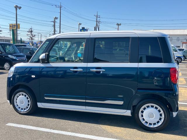 ムーヴキャンバス ストライプスＧ　ナビ　フルセグＴＶ　バックカメラ　両側電動スライドドア　ＬＥＤヘッドライト　フォグランプ　シートヒーター　コーナーセンサー　フロアマット　オートハイビーム　ステアリングスイッチ（47枚目）