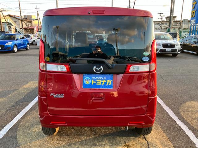 フレアワゴン ＸＳ　メモリーナビ　ＴＶ　シートヒーター　タイヤ４本新品　ステアリングスイッチ　オートエアコン　スマートキー　パワースライドドア　スズキセーフティーサポート　フロアマット　サイドバイザー　雹凹（5枚目）